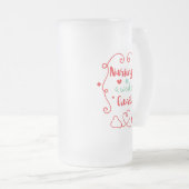 看護業務 フロストグラスビールジョッキ (正面右)