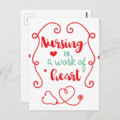 看護業務 ポストカード (正面/裏面)