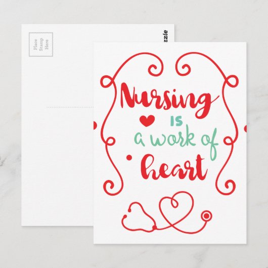 看護業務 ポストカード (正面/裏面)