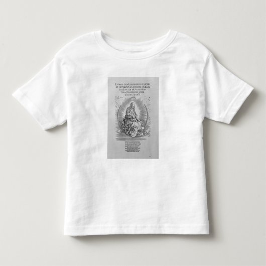 看護母および神のあることとしてマドンナ トドラーTシャツ (正面)