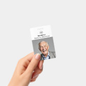 看護気にまたは退職者の写真ID バッジ (手持ち)