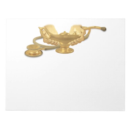 看護灯 ノートパッド (正面)