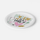 看護紙プレート ペーパープレート (アングル)