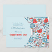 看護要素 ハッピーナースの日 カード (正面/裏面)