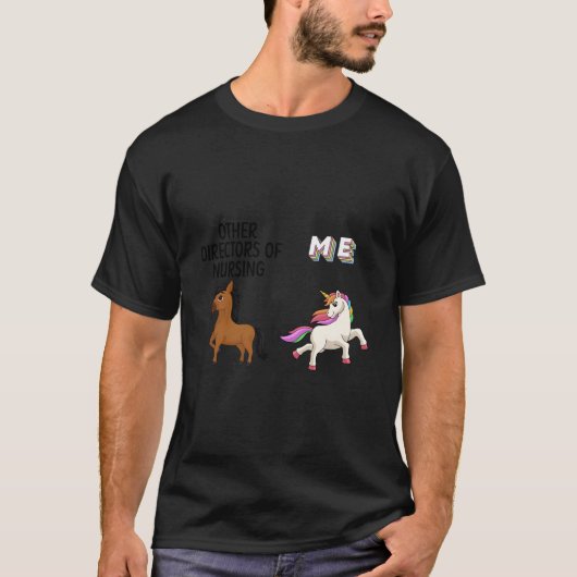 看護部長 ユニコーン 看護師 長 Tシャツ (正面)