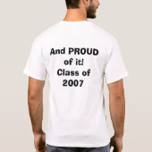 看護、サン・アントニオの大学、看護学生 Tシャツ (裏面)