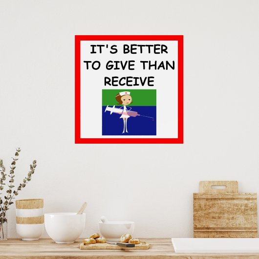 看護 ポスター (キッチン)