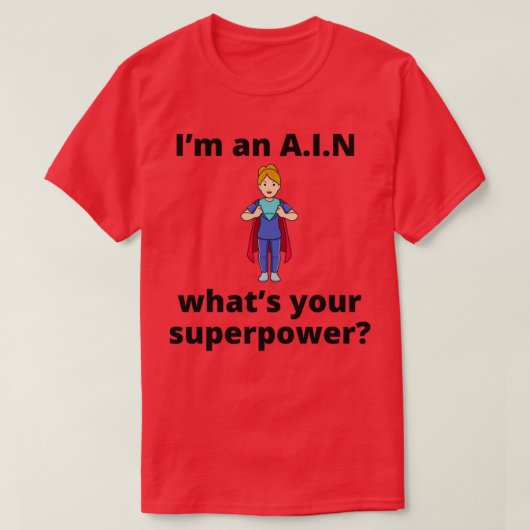 看護AINアシスタント Tシャツ (デザイン正面)