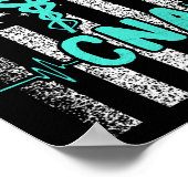 看護Cna認定ナースIstant American Flag V ポスター (角)