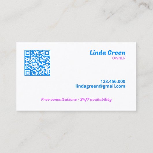 看護QR CNA 名刺 (裏面)