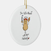 看護Tシャツとギフトについての要点 セラミックオーナメント (右)