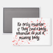 真おもしろいの犯罪 マグネット (正面/裏面)