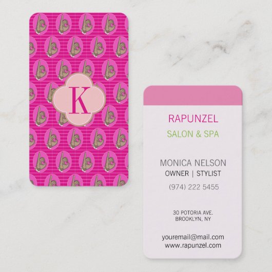 真かわいらし珠模様 名刺 (正面/裏面)