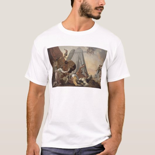 真ちゅう製の蛇に苦しむ古代イスラエル人 Tシャツ (正面)