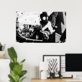 真っすぐなハート ポスター (ホームオフィス)