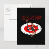 真っすぐな ポストカード (正面/裏面)