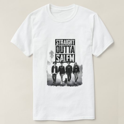 真っすぐ外に出る Tシャツ (デザイン正面)