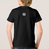真っすぐ奥まった トライブレンドTシャツ (裏面)