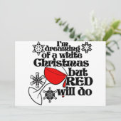 真っ白なクリスマスを夢見てはいるけれど、赤でも構わない 招待状 (スタンド正面)