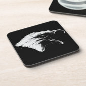真っ白に叫ぶハゲワシ コースター (左側)