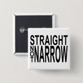 真っ直ぐに狭くない 缶バッジ (正面&裏面)