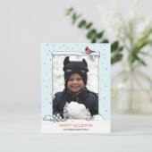 真っ赤なカーディナルクリスマスカード、カーディナルホリデーカード シーズンカード (スタンド正面)