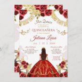 真っ赤なキンセアニエラ メキシカンゴールド キンセアの馬 招待状 (正面/裏面)
