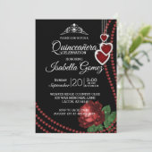 真っ赤なバラのキンセアニエラ・セレブレーション 招待状 (スタンド正面)