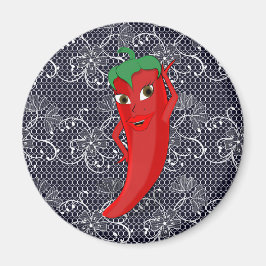 真っ赤なホットペッパーディーバのフィエスタ ブライダルシャワー マグネット