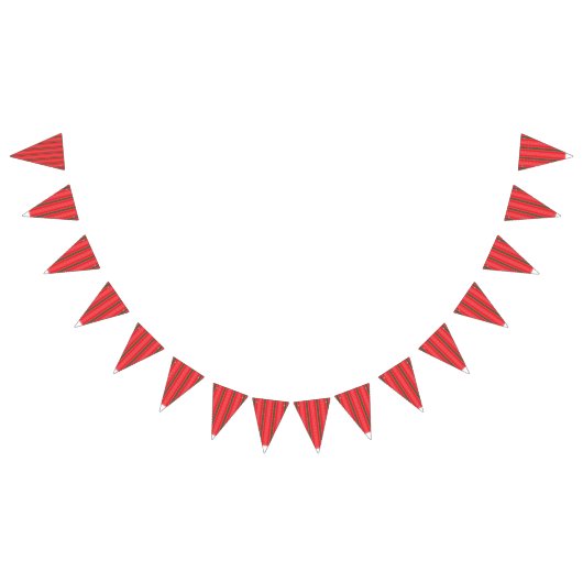 真っ赤なリンゴが白い表面に浮いている。 バンティングフラッグ (全)