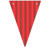 真っ赤なリンゴが白い表面に浮いている。 バンティングフラッグ (第1の旗)