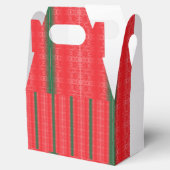 真っ赤なリンゴが白い表面に浮いている。 フェイバーボックス (オープン)