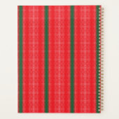 真っ赤なリンゴが白い表面に浮いている。 プランナー手帳 (裏面)