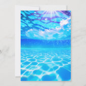 真っ赤な消防車のエンジン 安全第一 誕生日おめでとう１歳 招待状 (裏面)