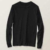 真っ赤な蛇の顔のロングスリーブ Tシャツ (デザイン正面)