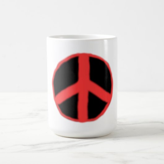 真っ赤 コーヒーマグカップ (中央)