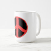 真っ赤 コーヒーマグカップ (正面右)