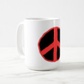 真っ赤 コーヒーマグカップ (正面左)