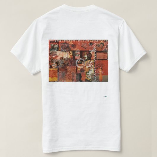 真っ赤 – 裏面  Tシャツ (デザイン裏面)