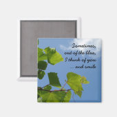 真っ青な マグネット (正面/裏面)