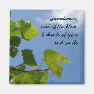 真っ青な マグネット