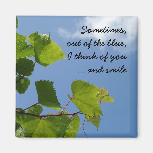 真っ青な マグネット (正面)