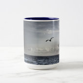 真っ青に ツートーンマグカップ (中央)