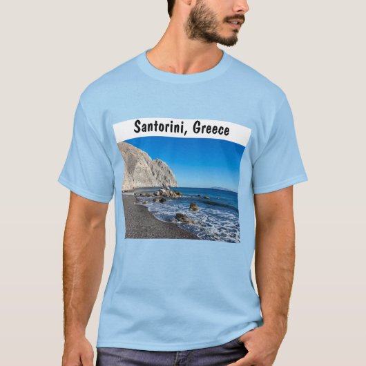 真っ黒な砂浜 Tシャツ (正面)