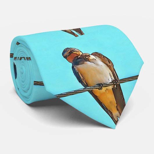 真っ黒な輪郭を描く ネクタイ (ロール)