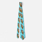 真っ黒な輪郭を描く ネクタイ (裏面)