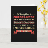 真にカイロプラクターの素晴らし脊椎カイロプラクティック カード (黄色い花)