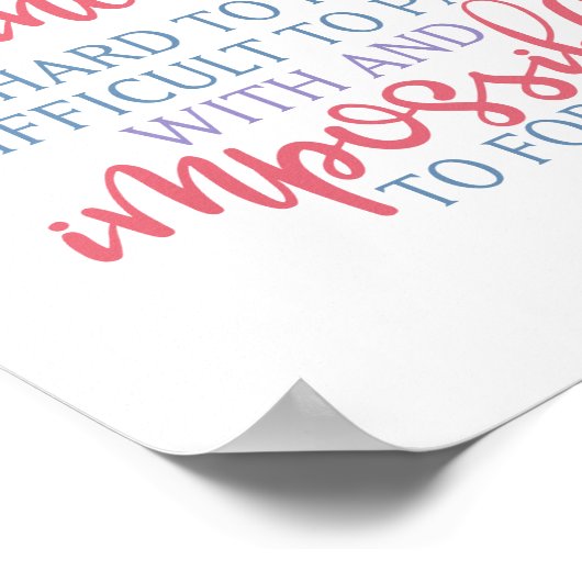 真に主素晴らし要なおもしろいことわざ ポスター (角)