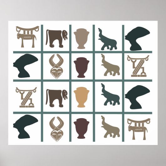 真のアフリカ族華美 ポスター (正面)