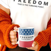 真のアメリカ愛国者 コーヒーマグカップ
